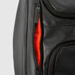 black quad padel racket bag