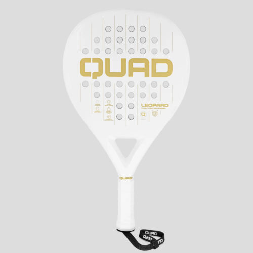 quad padel leopard racket